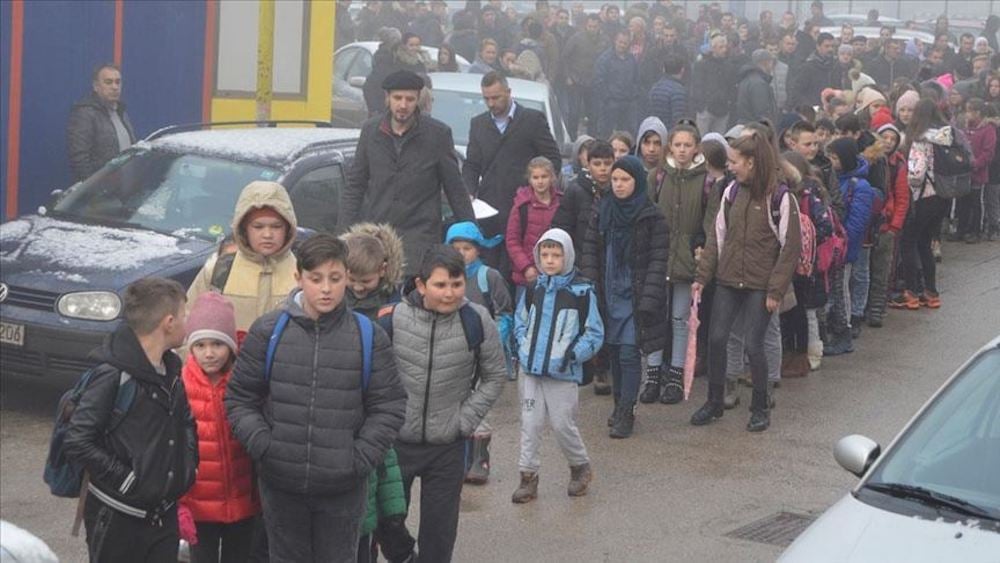 Srepnrenitza Çetnik Paylaşımı