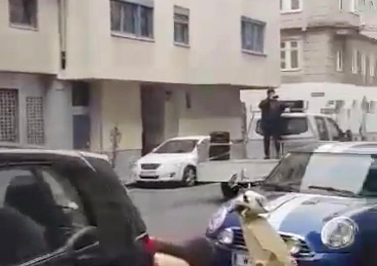 Viyana'da Kışkırtıcı Gösteri, Fotoğraf Kaynağı: Kişisel Twitter Hesabından Alınan Ekran Görüntüsü