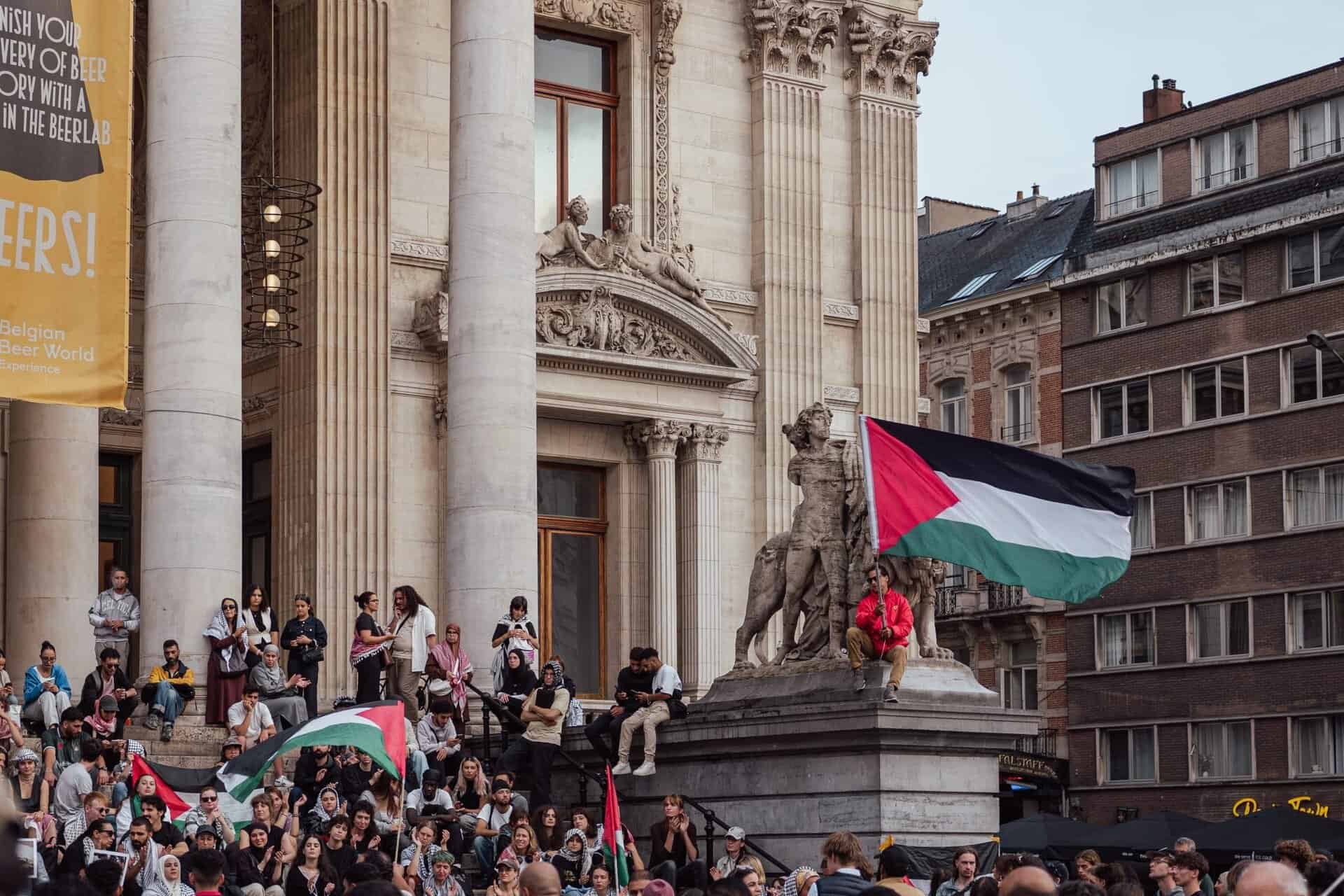 Brüksel, Belçika mahkeme yargı filistin soykırım gazze israil