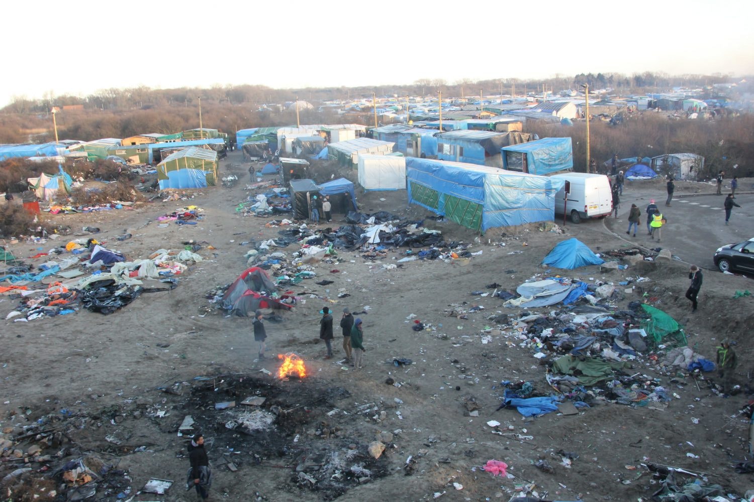 Calais mülteci kampı