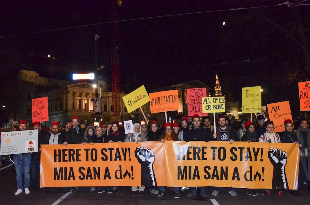 Avusturya Protesto