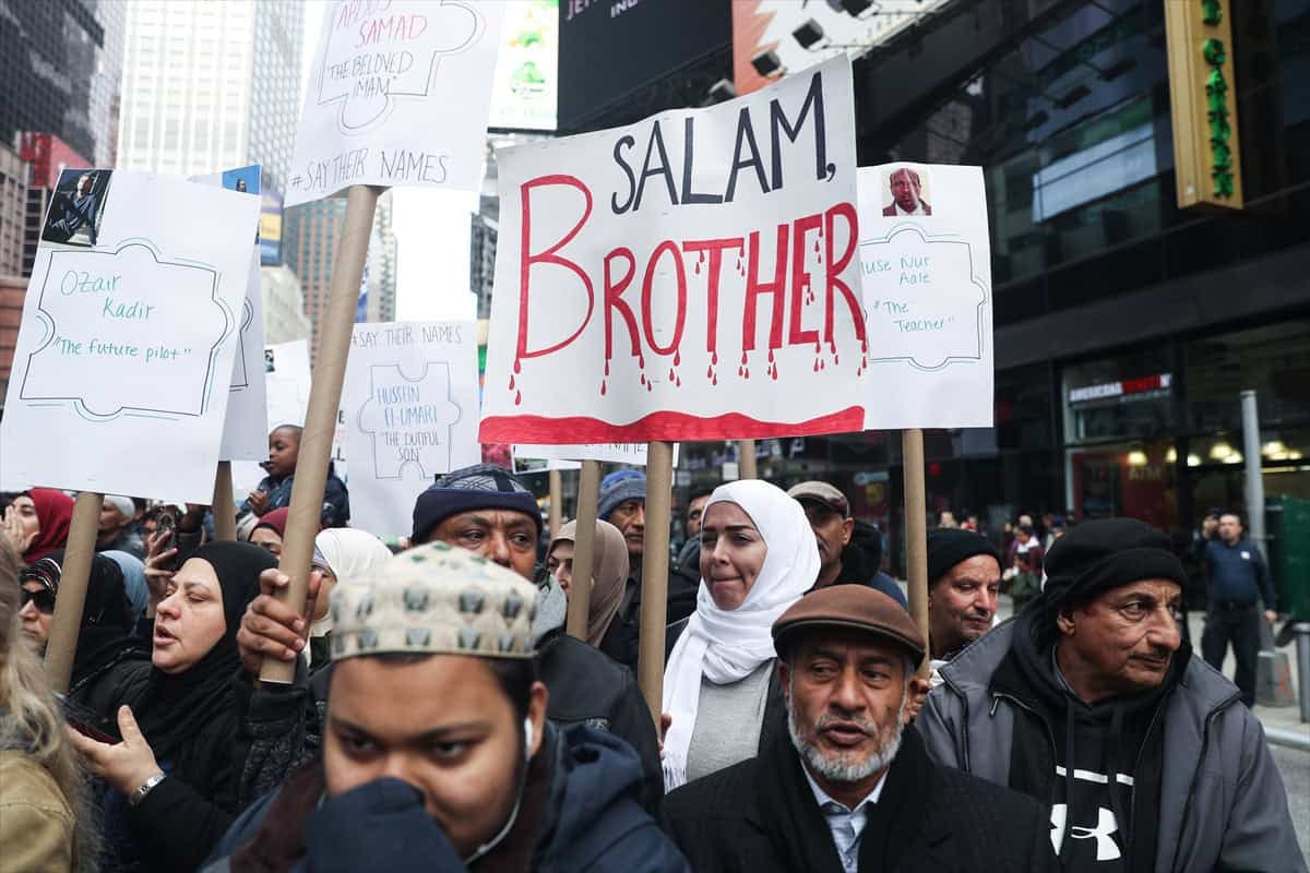New York İslamofobi gösterisi