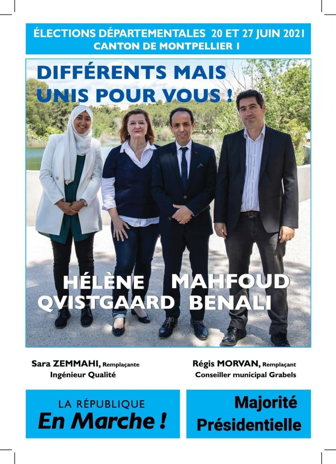 Macron'un Partisindeki Başörtülü Aday Tartışma Konusu Oldu
