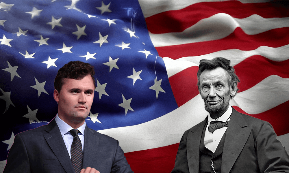savaş tanrı anayasa ABD Amerika Charlie Kirk Abraham Lincoln
