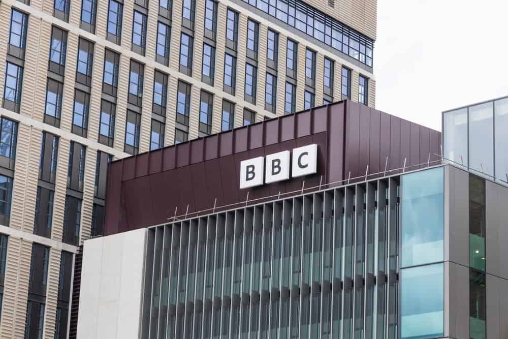 Tim Davies 'in istifa ettiği BBC ofis binası | Londra, Birleşik Krallık | 22 Haziran 2024 | Fotoğraf: Tartezy - Shutterstock.com