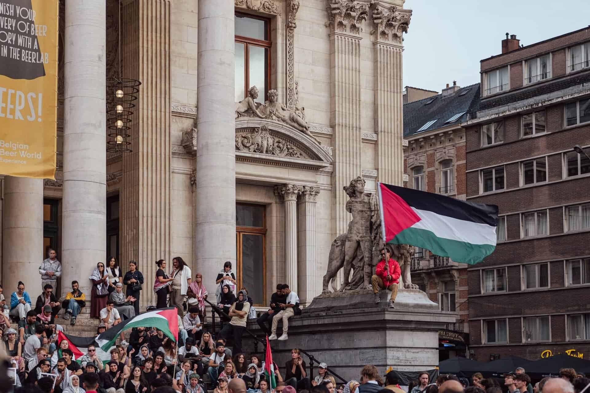 Brüksel, Belçika mahkeme yargı filistin soykırım gazze israil