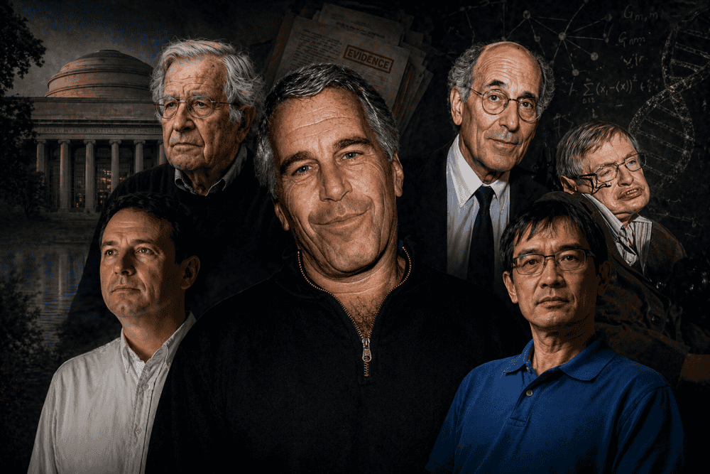 jeffrey epstein files belgeri dosyaları akademi bilim stephen hawking chomsky