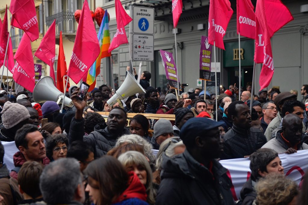 İtalya | Floransa’da “Irkçı Saldırı” Protestosu