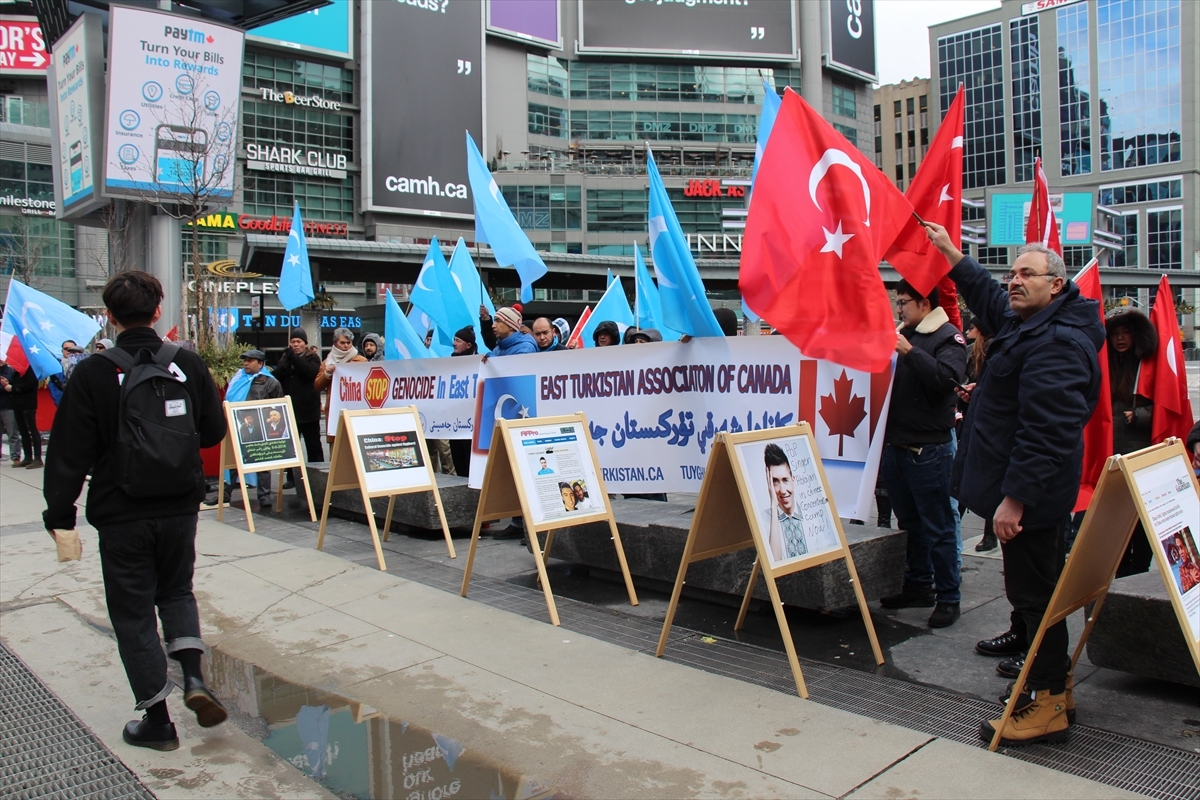 Kanada Doğu Türkistan protestosu