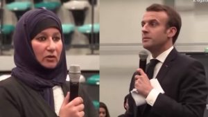 Başörtülü Kadından Macron’a: “Benim Çalışmamı Yasaklayan Genelge Yayınladınız”