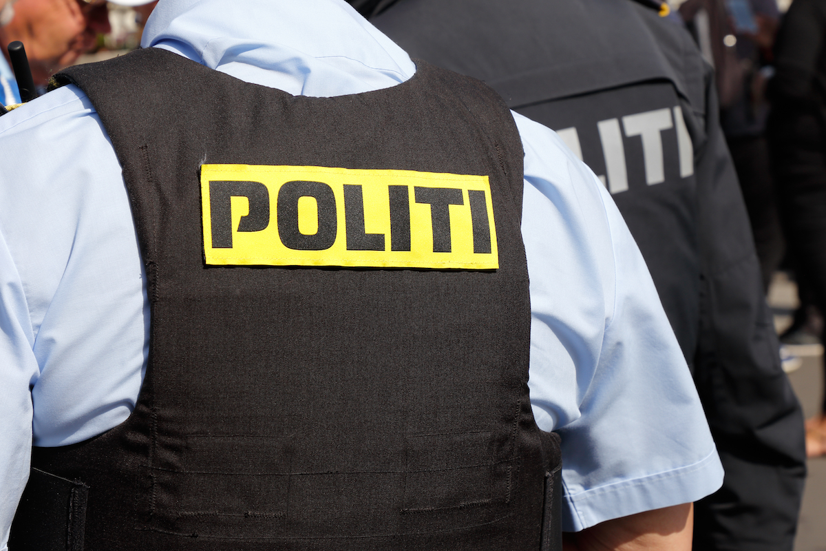 İslamofobik Saldırı Danimarka polis