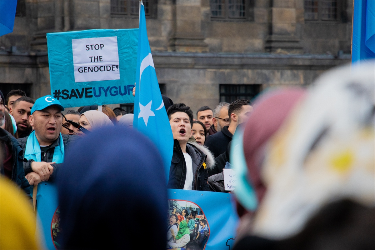 Uygur Türklerine destek gösterisi, Hollanda