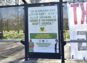 Hollanda’da Sağlık Personeline Ayetle Teşekkür