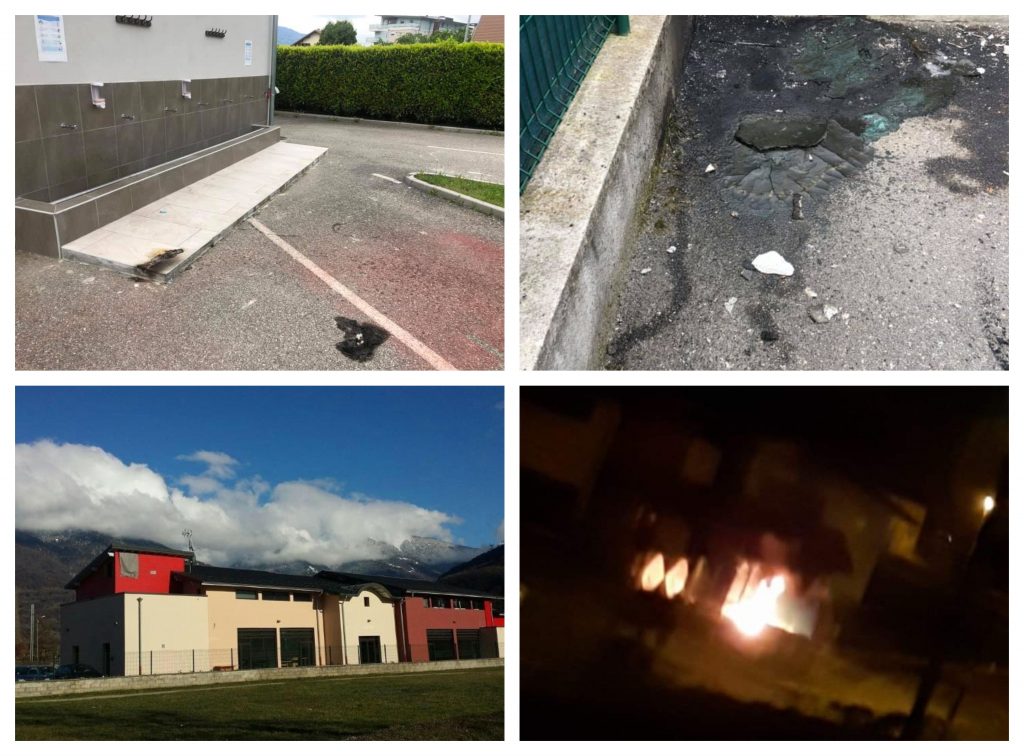 CIMG’ye Bağlı Albertville Fatih Camii Kundaklandı