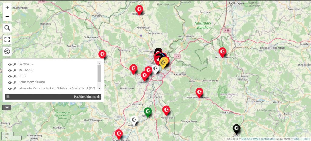 Avusturya’nın Ardından Almanya’dan Bir Başka “İslamcılık Haritası”