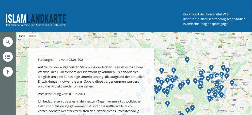 Eleştirilerin Ardından “İslam Haritası” Geçici Olarak Askıya Alındı