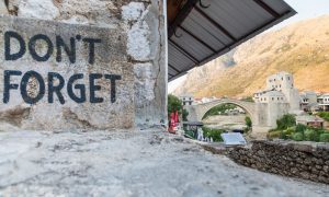 Bosna Savaşı’nda Kaybolanlar Mostar’da Anıldı