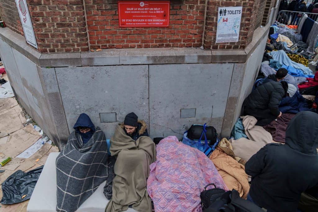 “Belçika Mültecileri Sokağa Terk Ediyor”