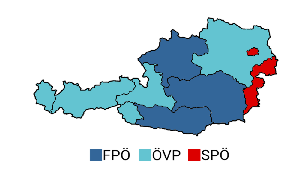 AP seçimlerinin Avusturya ayağındaki yarış, anketlerin tahmin ettiğinden daha çekişmeli geçmesine rağmen aşırı sağcı Özgürlük Partisi (FPÖ) en yüksek oyu aldı. Eylül ayındaki genel seçimler öncesinde FPÖ ve ikinci sıradaki Avusturya Halk Partisi (ÖVP) arasındaki rekabetin daha da artacağı düşünülüyor.