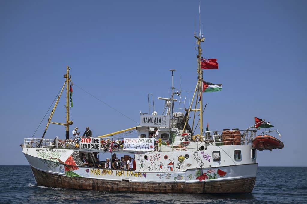 Handala İçin Sabotaj Şüphesi: “Ablukayı Kırana Kadar Gemi Yollayacağız”