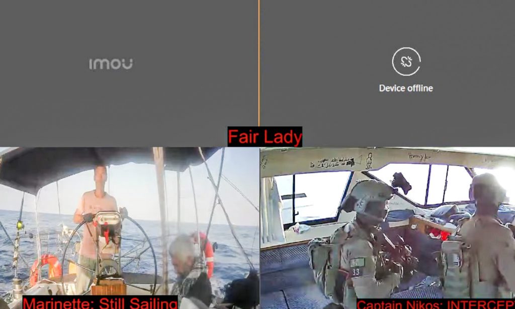 Küresel Sumud Filosu’nun Mikeno Gemisi Gazze Sularına Girdi