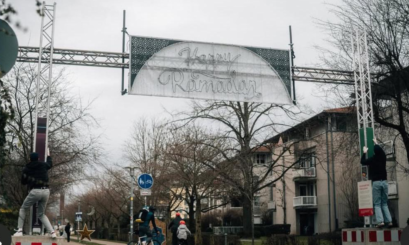 freiburgda ramazan ışıklandırması tahrip edildi