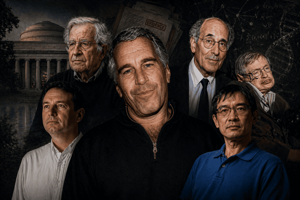 jeffrey epstein files belgeri dosyaları akademi bilim stephen hawking chomsky